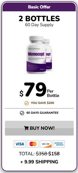 memocept 2 bottles price